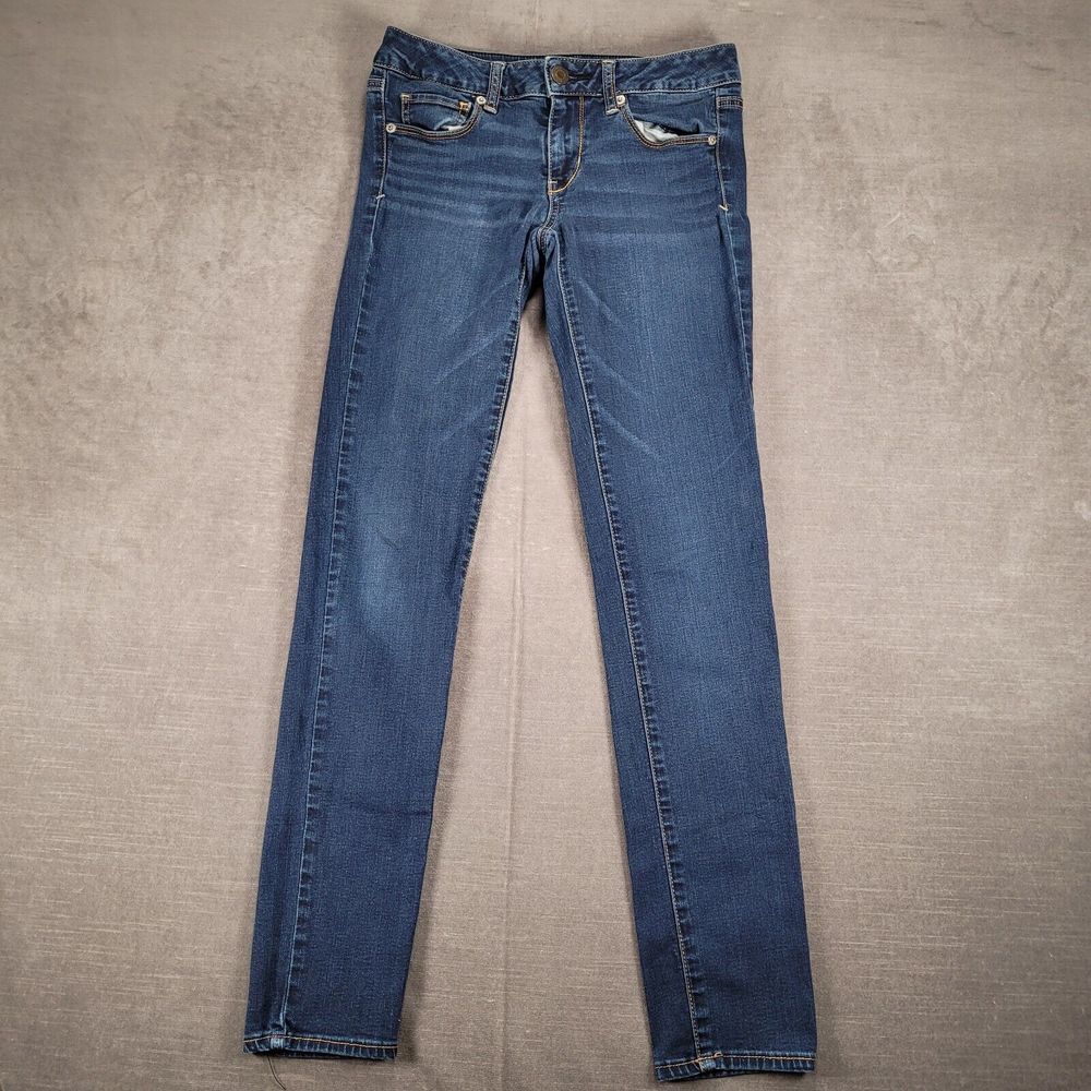 American Eagle Super Stretch Womens Blue Jeans Size 28 x 30